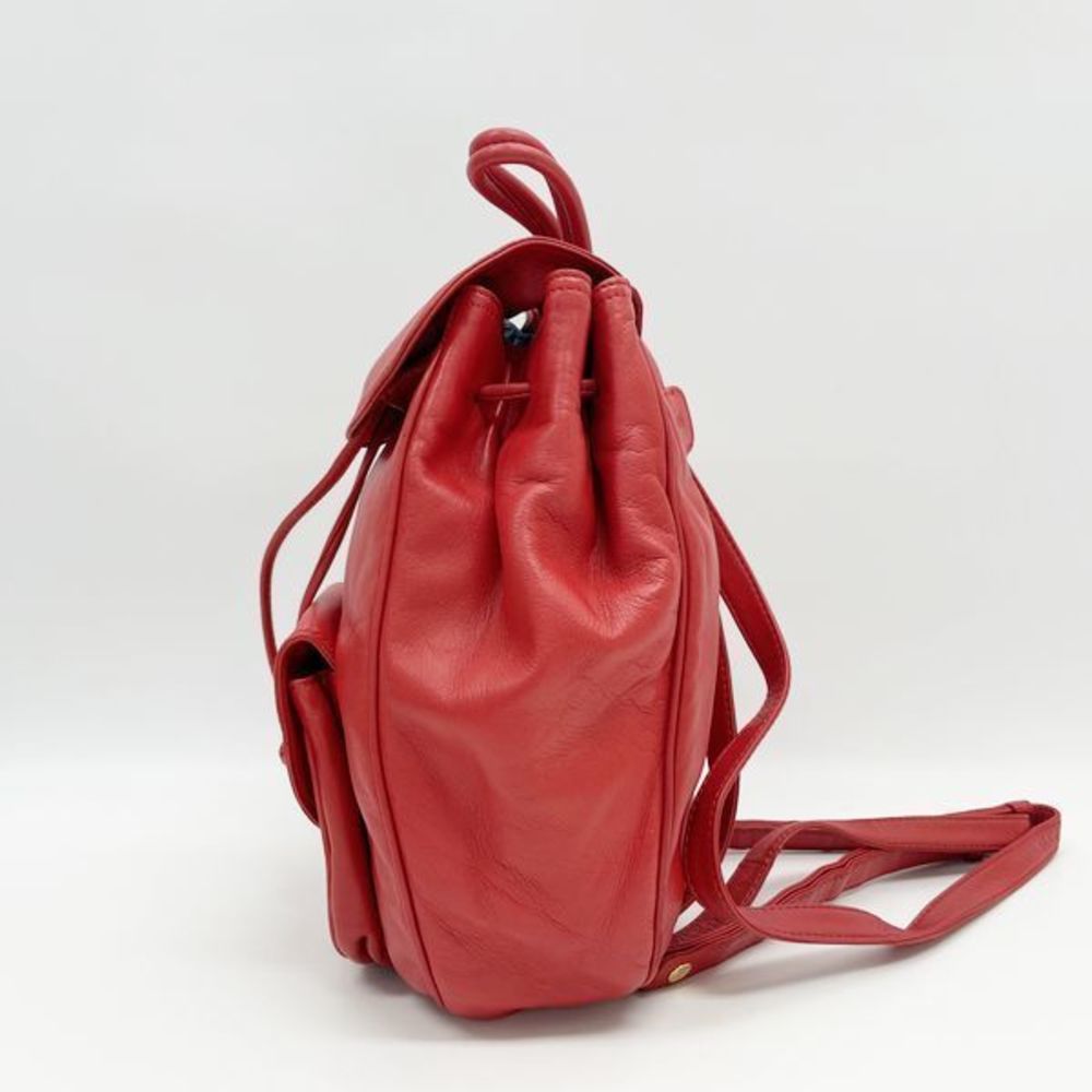 Loewe Anagram Drawstring Mini Nappa Backpack Red - image 3